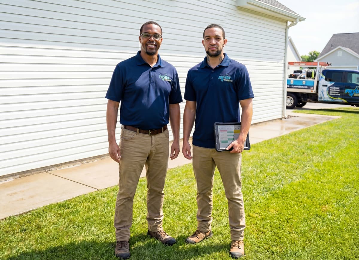 Tim and Cory Jordan - Pryde Power Washing owners